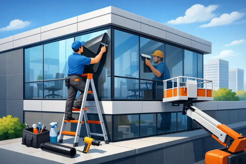 Commercial Window Tint Installation Explained