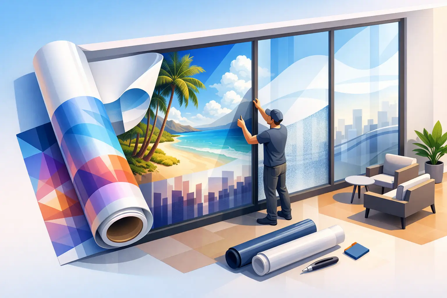 Custom Printed Window Film That Works