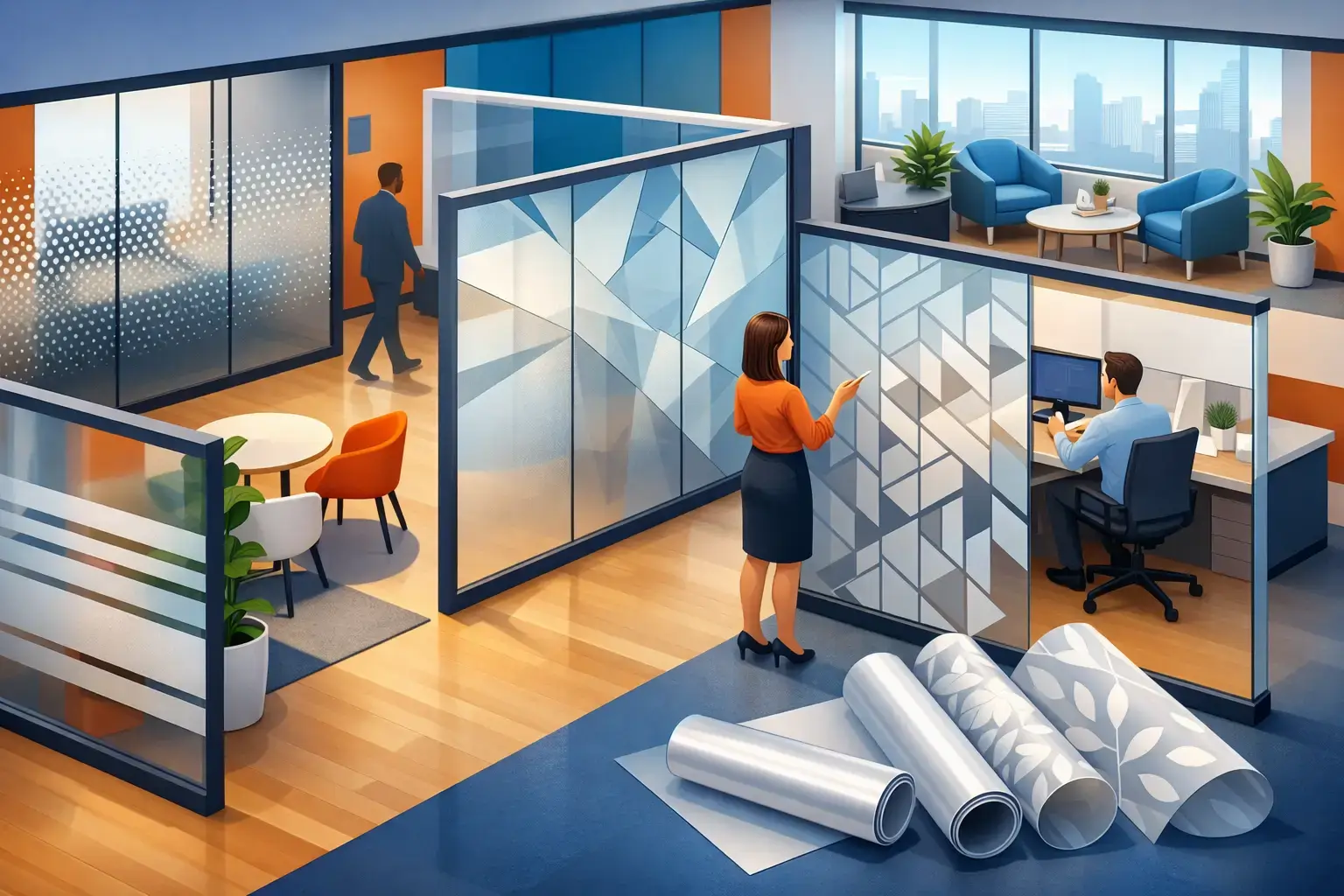 Decorative Window Film for Offices That Works