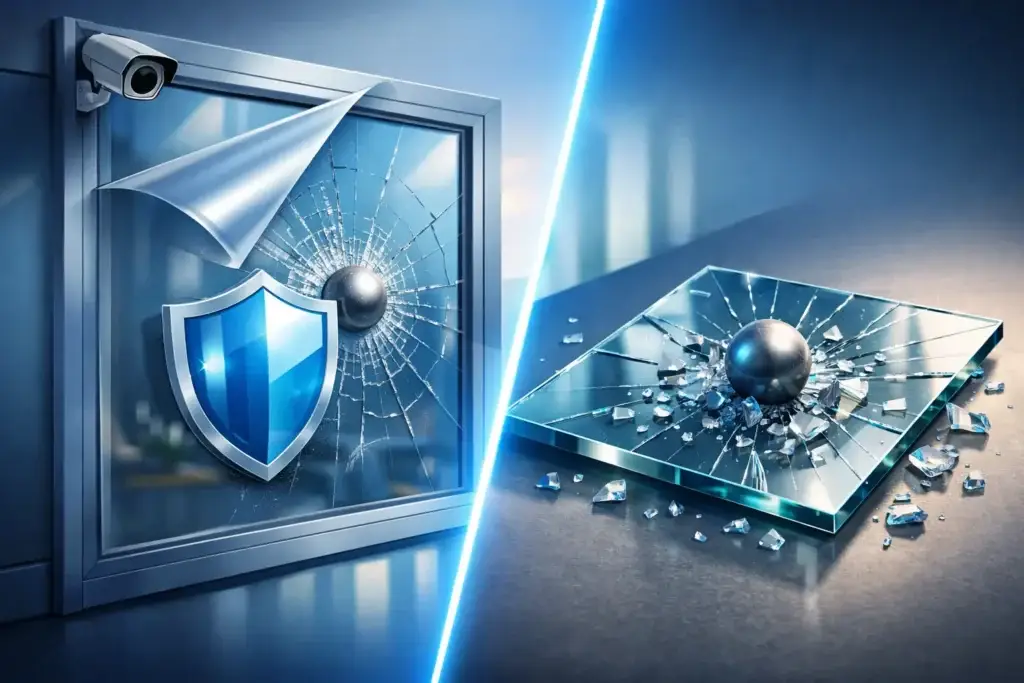 Security Film vs Tempered Glass