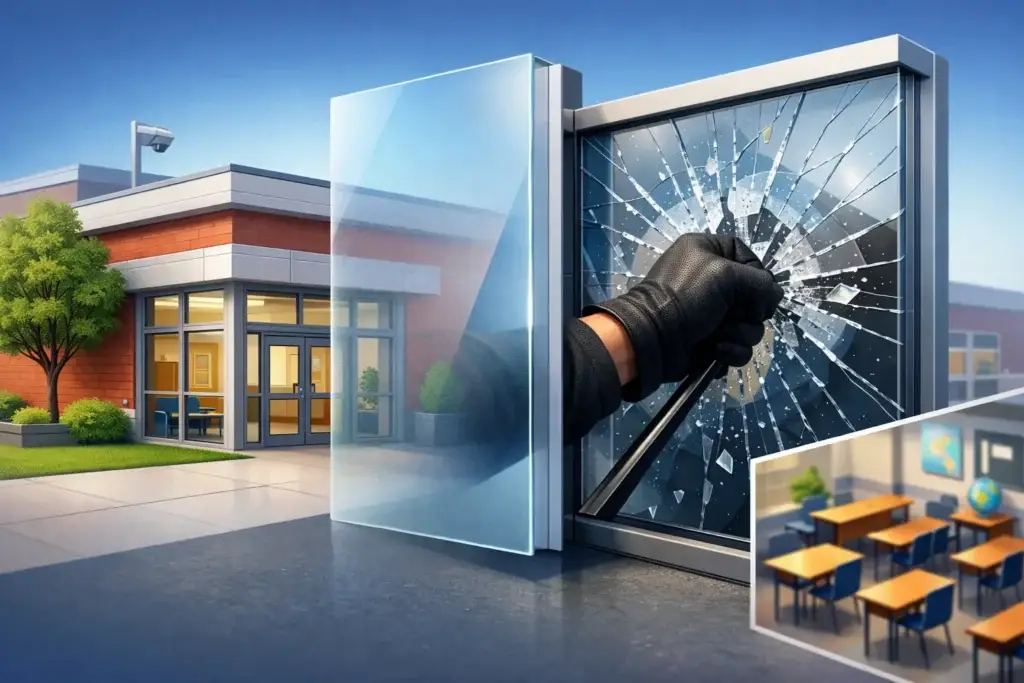 How Security Film for Schools Protects Glass