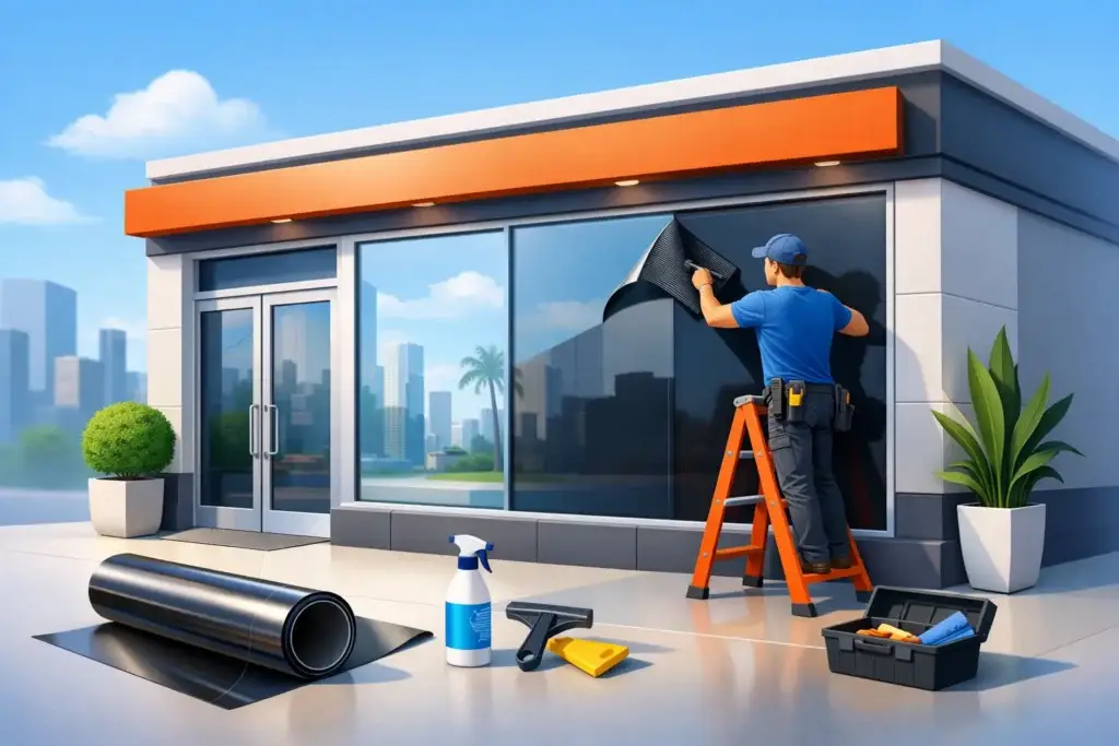 How to Tint Storefront Windows the Right Way
