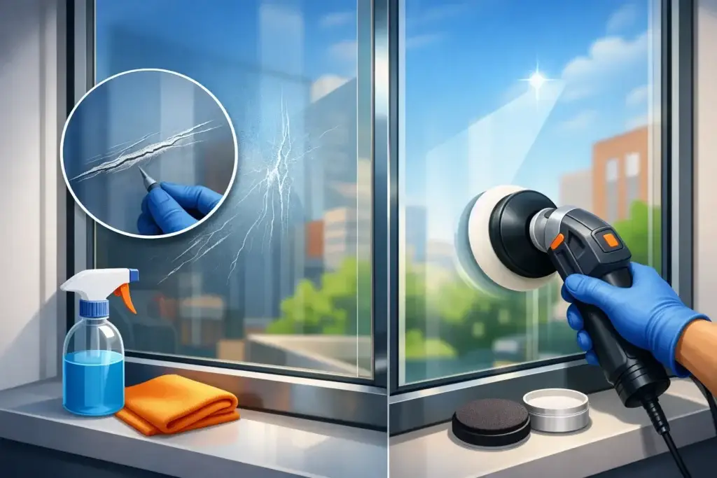 Scratch Removal From Glass Windows: When It Works