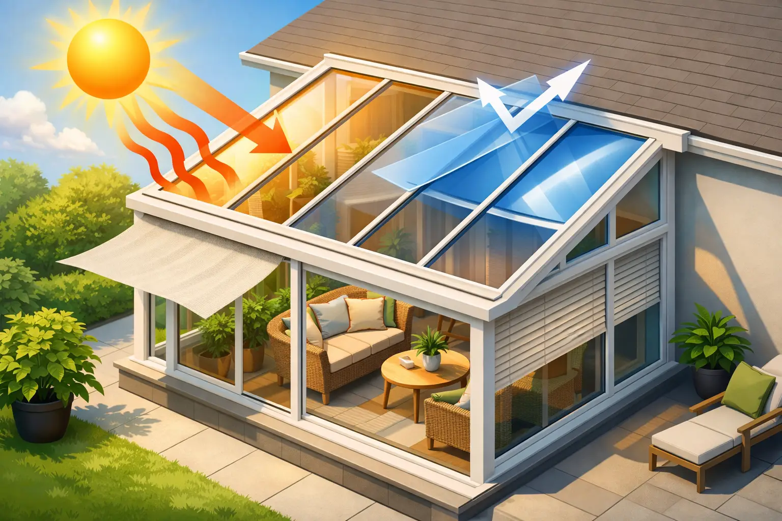Sunroom Heat Blocking Solutions That Actually Work