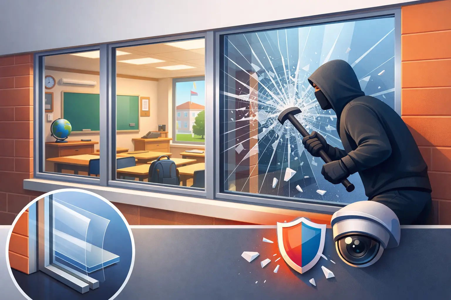 What School Window Security Film Can Really Do