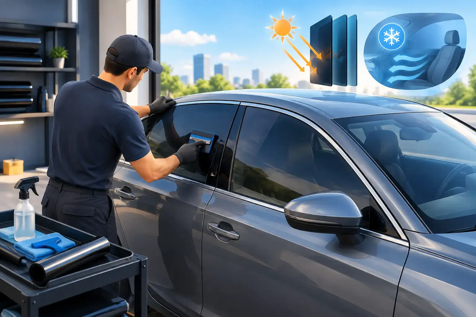 Auto Window Tinting Services for Property Comfort
