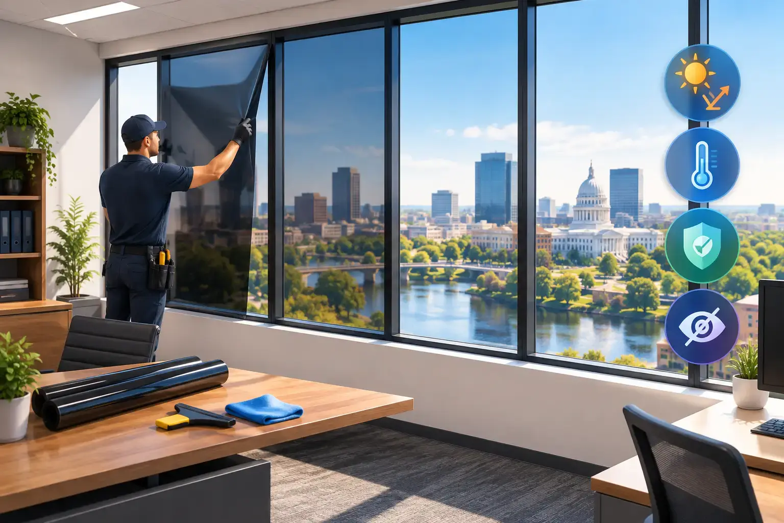 Office Window Tinting Sacramento That Works