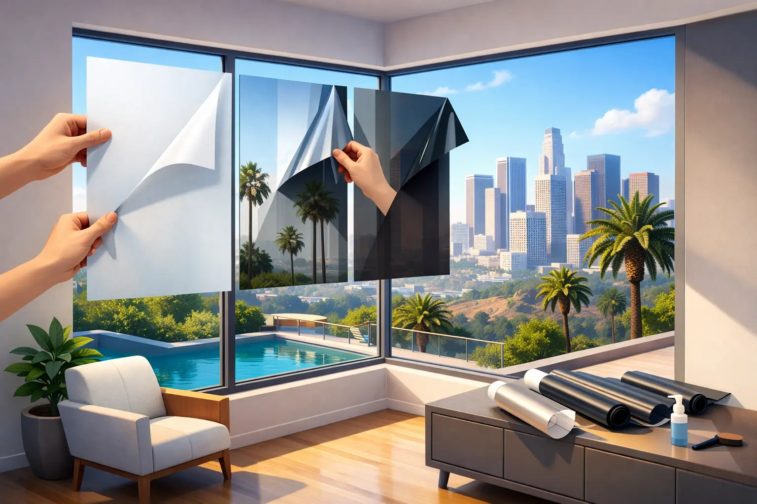 Privacy Window Film Los Angeles That Fits