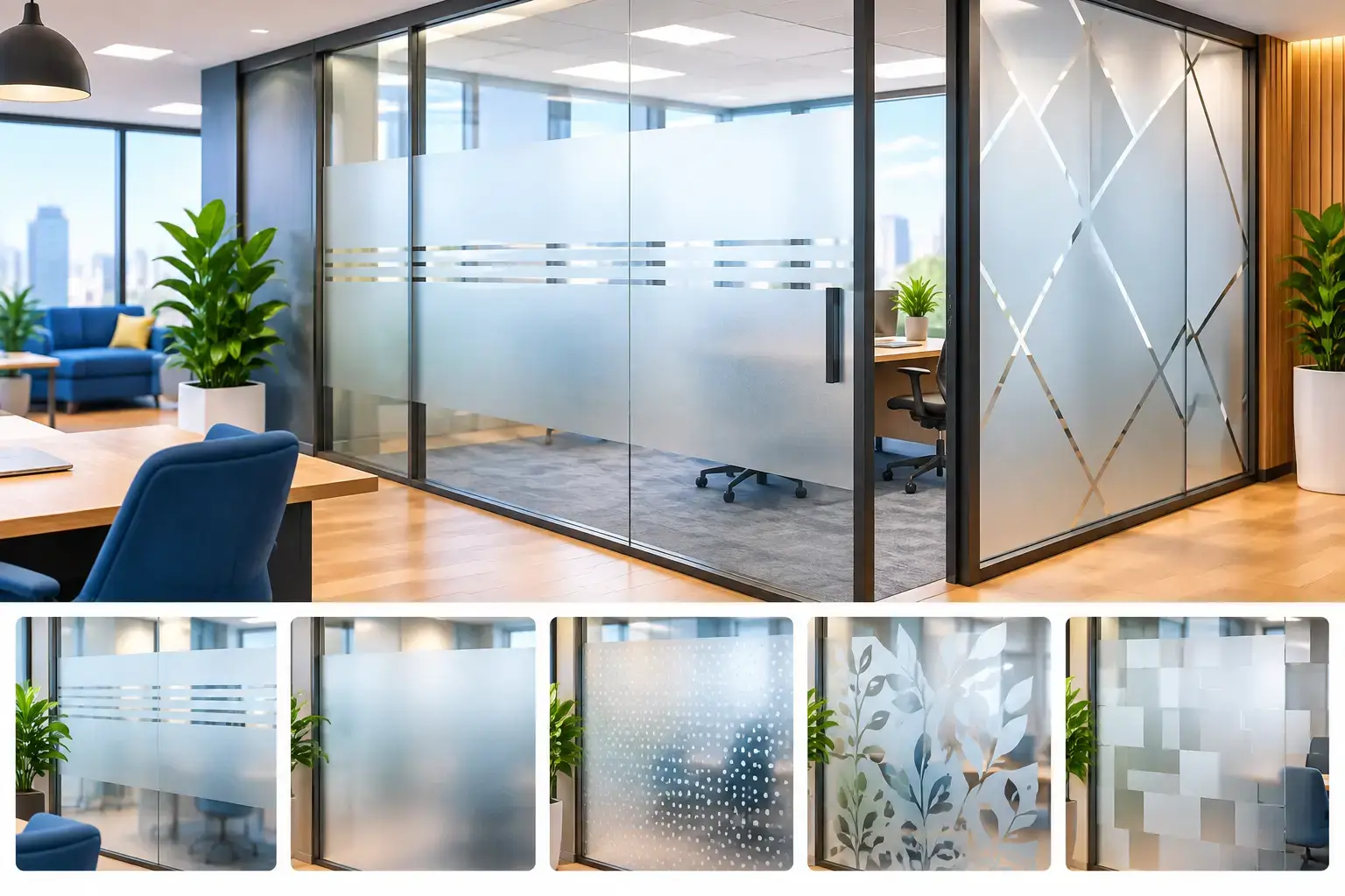 10 Office Window Frosting Ideas for Better Privacy