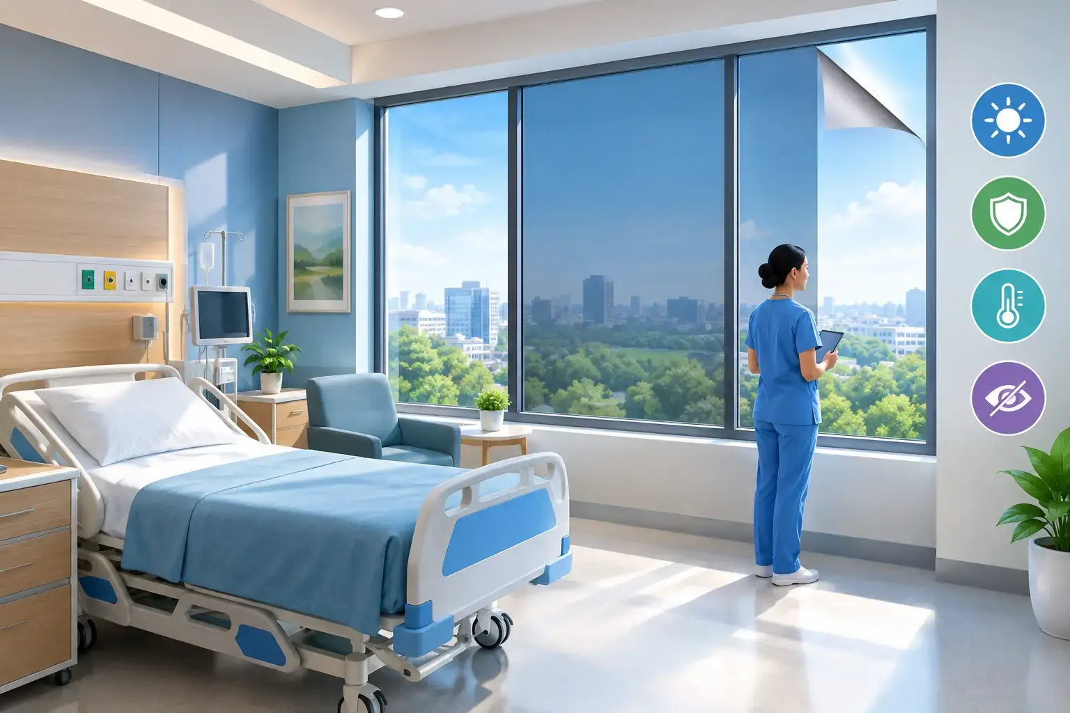 Healthcare Facility Window Film for Better Care